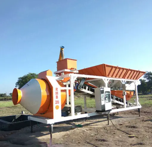 Mini-Mobile-Concrete-Batching-Plant-RMB-Series Mini Mobile Concrete Batching Plant RMB Series